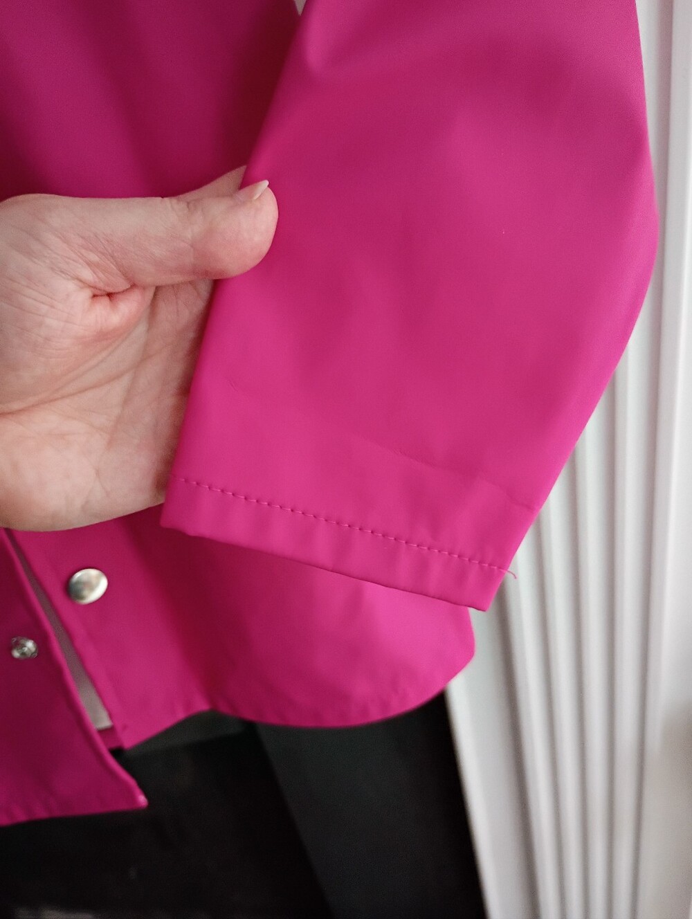 Primary 2-3 Raspberry Rain Coat - Picture 6 of 8